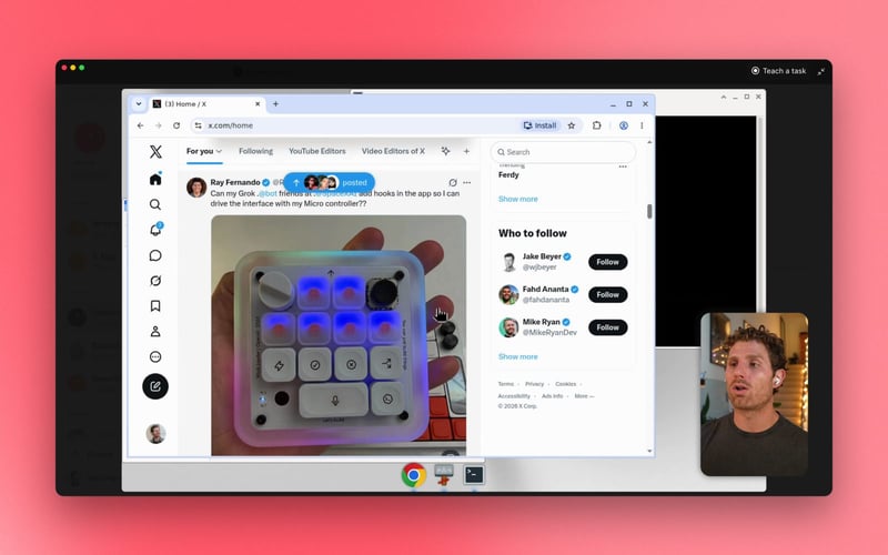 Grok Bot's cloud computer